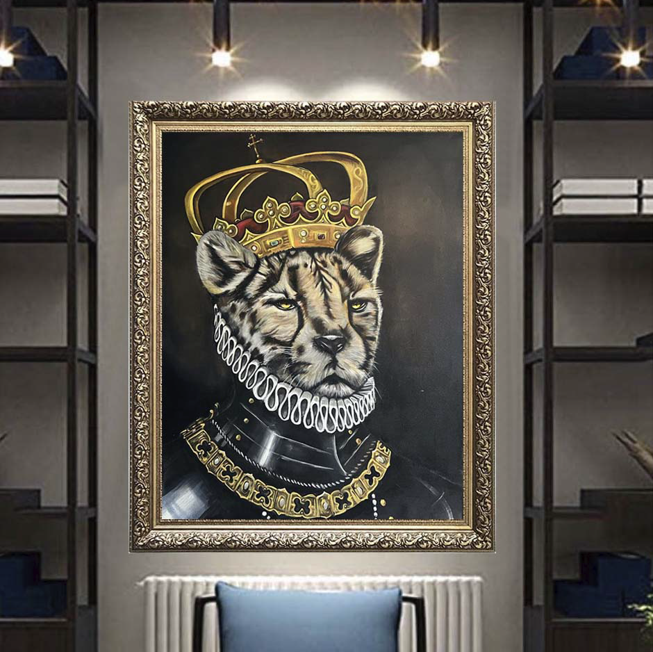 cuadro King Lion Lune Art Gallery